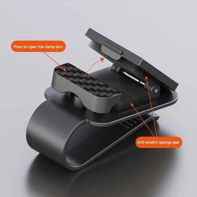 Family Travel Car Visor Sunglasses Clip Holder Eyeglass Stand Card Ticket Organizer Interior Storage Clips Accessories view 4
