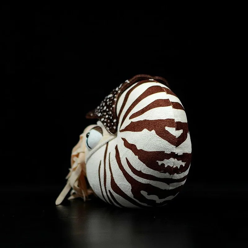 Cute Nautilus Figurine Simulation Pearl Nautilus Conch Doll Simulation Sea Animal Plush Toy Model Gift