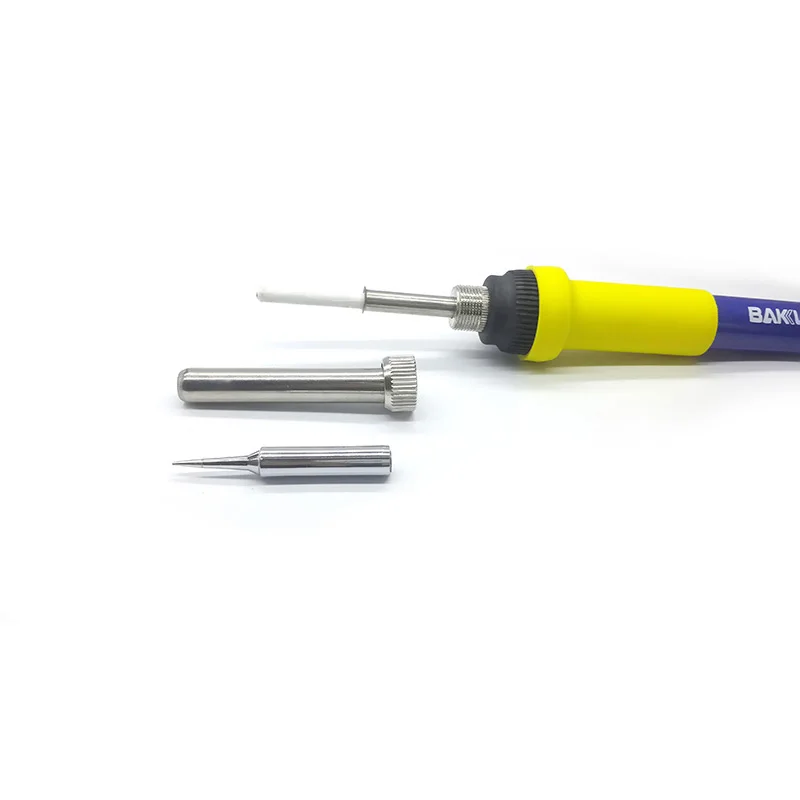 BAKU Soldering Iron Tip 40W 220V 5 Pin Electric Solder ESD Safe for 701L 702L 936D Welding Handle Replacement Male Connector