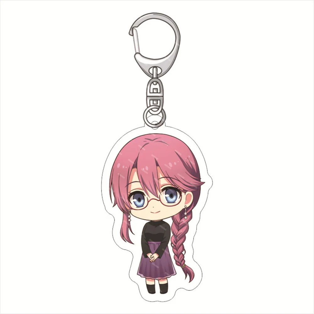 Anime Keychain Legend of the Galactic Heroes: Die Neue These Kircheis Siegfried Acrylic Keyring strap Figure Gift