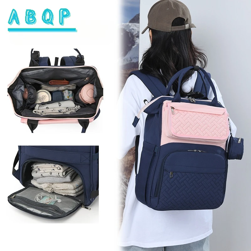 New Baby Bag Luxury Brand Fashion Diaper Bag Backpack Multifunctional Baby Diaper Bag Backpack Multifunctional High Quality