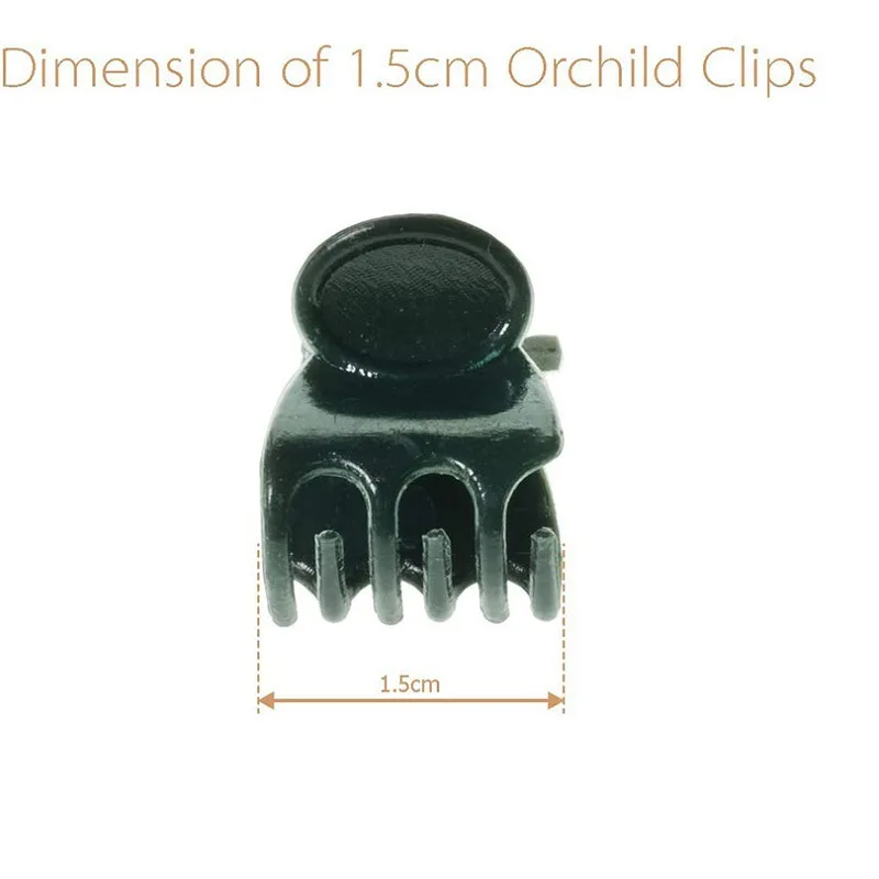 20/50/100PCS 6-Claw Plant Clips Climbing Stem Clasp Tied Mini Orchid Flowers Support Clamp Bundle Branch Garden Supplies