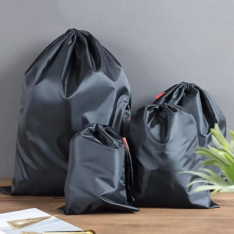 Heavy Duty Laundry Bag Damp Proof Locking Drawstring Closure Luggage Suitcase Nylon Multifunctional Dirty Clothes Bag Organizer