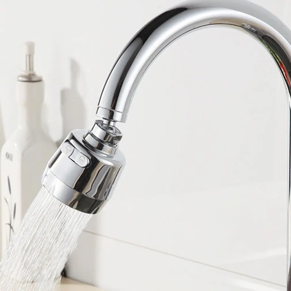 360 Degree Swivel Kitchen Faucet Aerator Adjustable Dual Mode Sprayer Filter Diffuser Water Saving Nozzle Faucet Connector