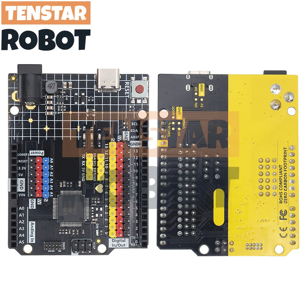 UNO R4 Minima Type-C USB ESP32-S3 WIFI Edition Development Board Compatible Programming Learning Controlle