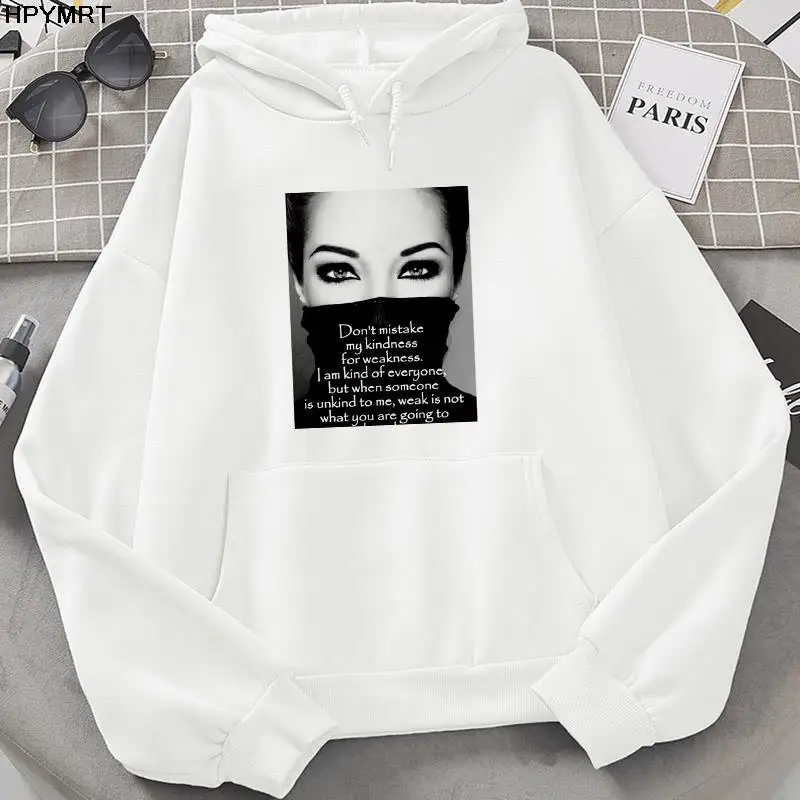 

New Korean version Fashion beauty printed hoodies 2022 Lady girl Streetwear Autumn and winter pullover sport Casual tops M-XXXL