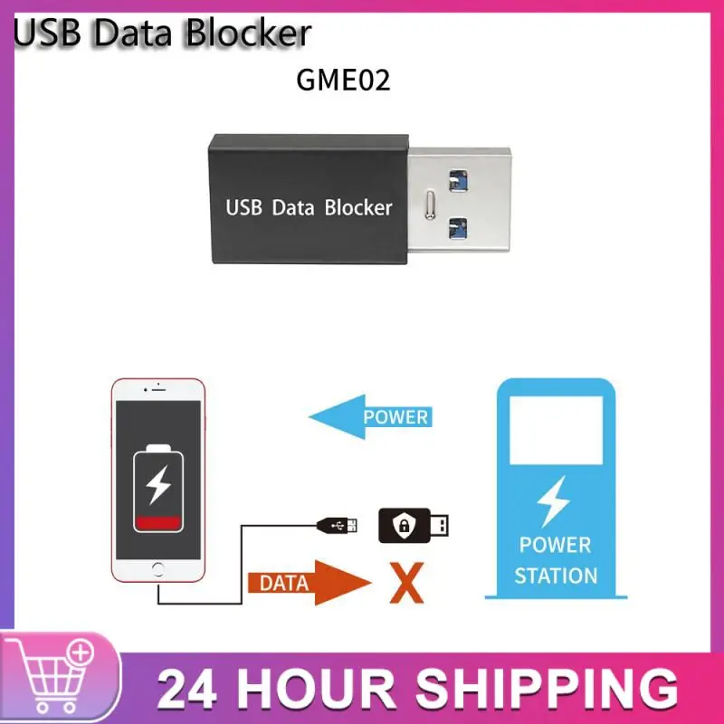 1/3/5pc USB Data Blocker To Block Data And Stop Syncing Only For Quick Charge Prevent Hacker Attack USB Female To USB Defender