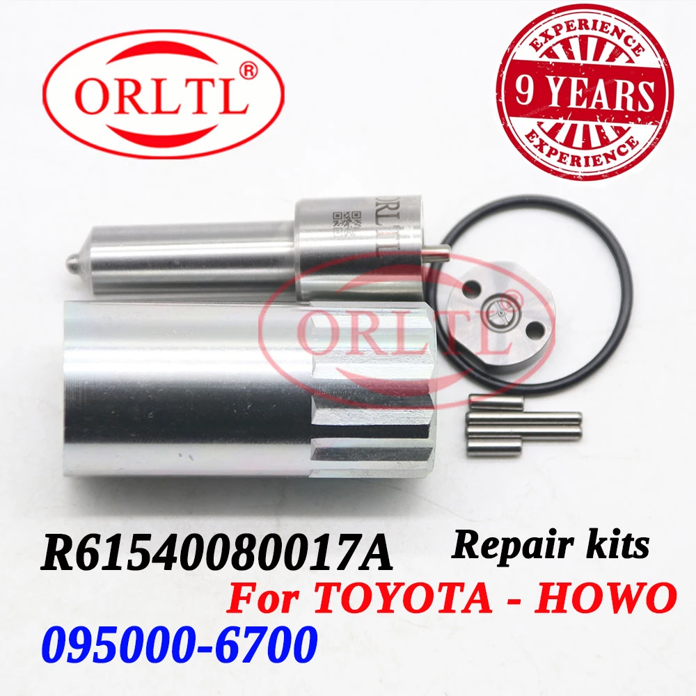 ORLTL 095000-6700 Repair Kit R61540080017A Diesel Injector Nozzle DLLA155P965 Valve Orifice 31# For TOYOTA - HOWO Ssangyong