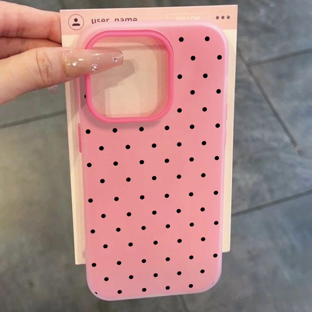 Minimalist Polka Dot Dustproof For Samsung Galaxy S26 S21 S25 S24 S23 S22 Ultra Plus FE Case Cover For A37 A36 A54 A56 A55 Funda view 4