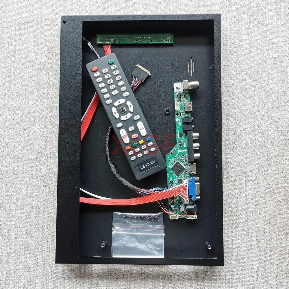 

For B140XW01 V0/VB B140XW04 V0 14" 1366x768 USB+AV+VGA+HDMI TV Analog Laptop Panel 40-Pin LVDS Metal Case&Driver Board Kit DIY