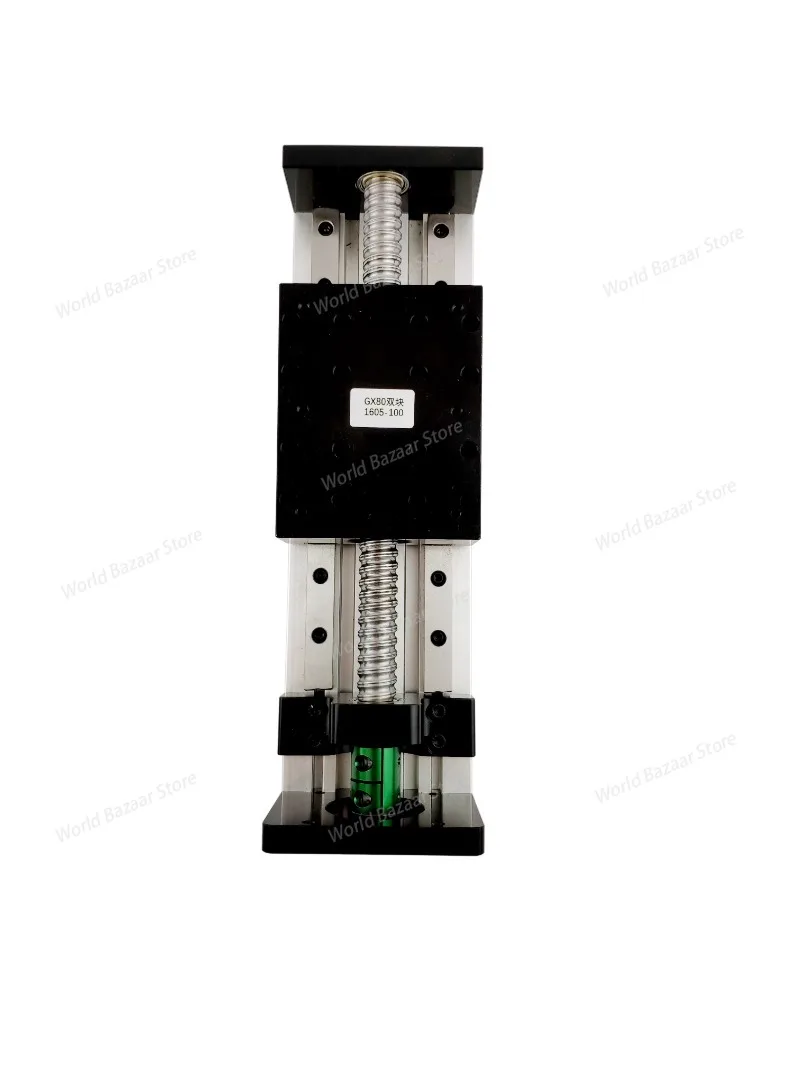 

GX80*100 Double Slider Double Line Rail Ball Screw Precision Linear Slide Table Guide Rail Electric Numerical Control,CNC module