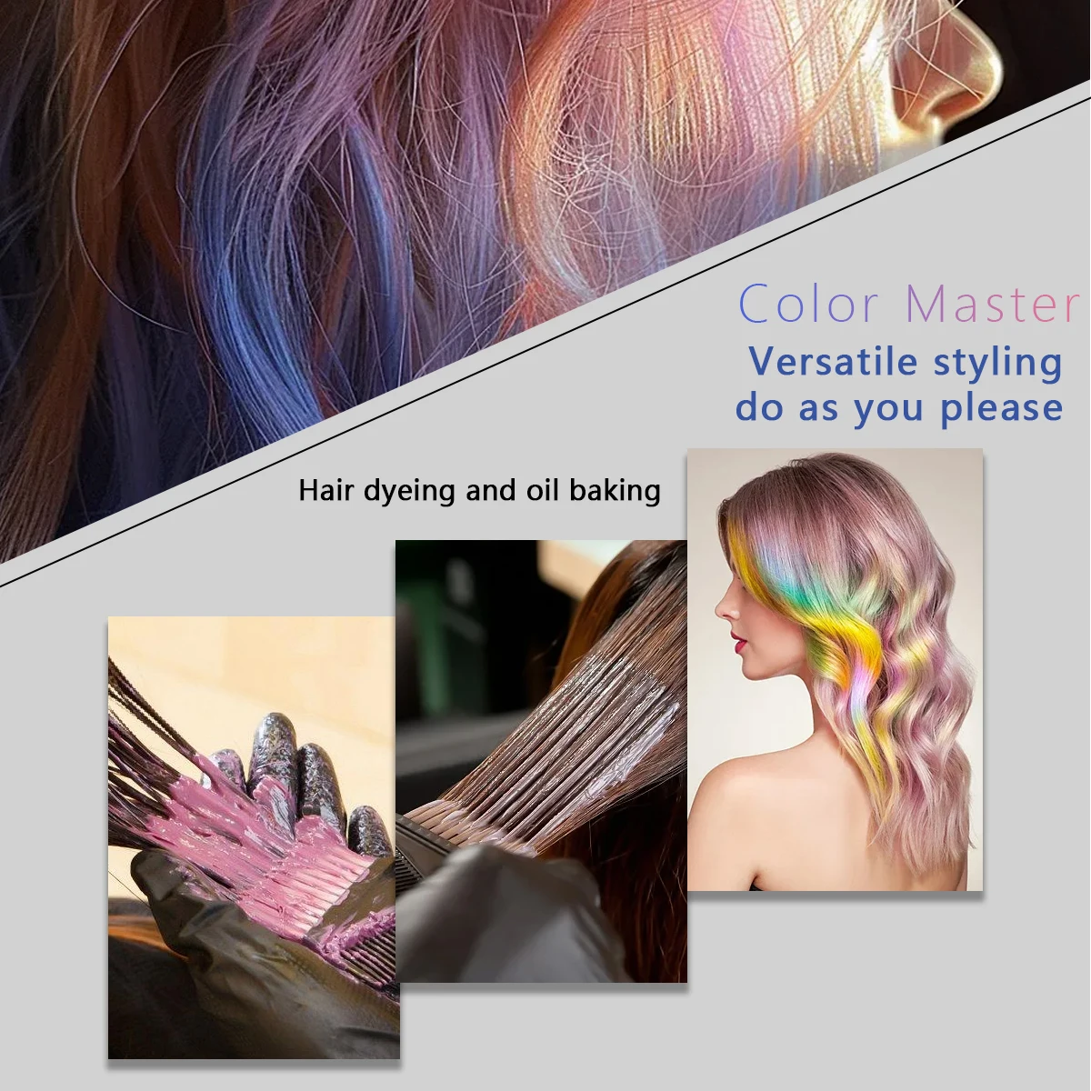Barber Hair Dyeing Board with Care Comb - Hair Highlighting and Treatment Tool for Effortless Application and Precise Coloring