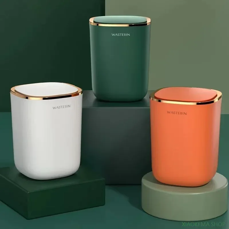 12L Automatic Trash Bin Bathroom Smart Sensor Trash Can Luxury Garbage Can Bucket For Kitchen Toilet Wastebasket Smart Home