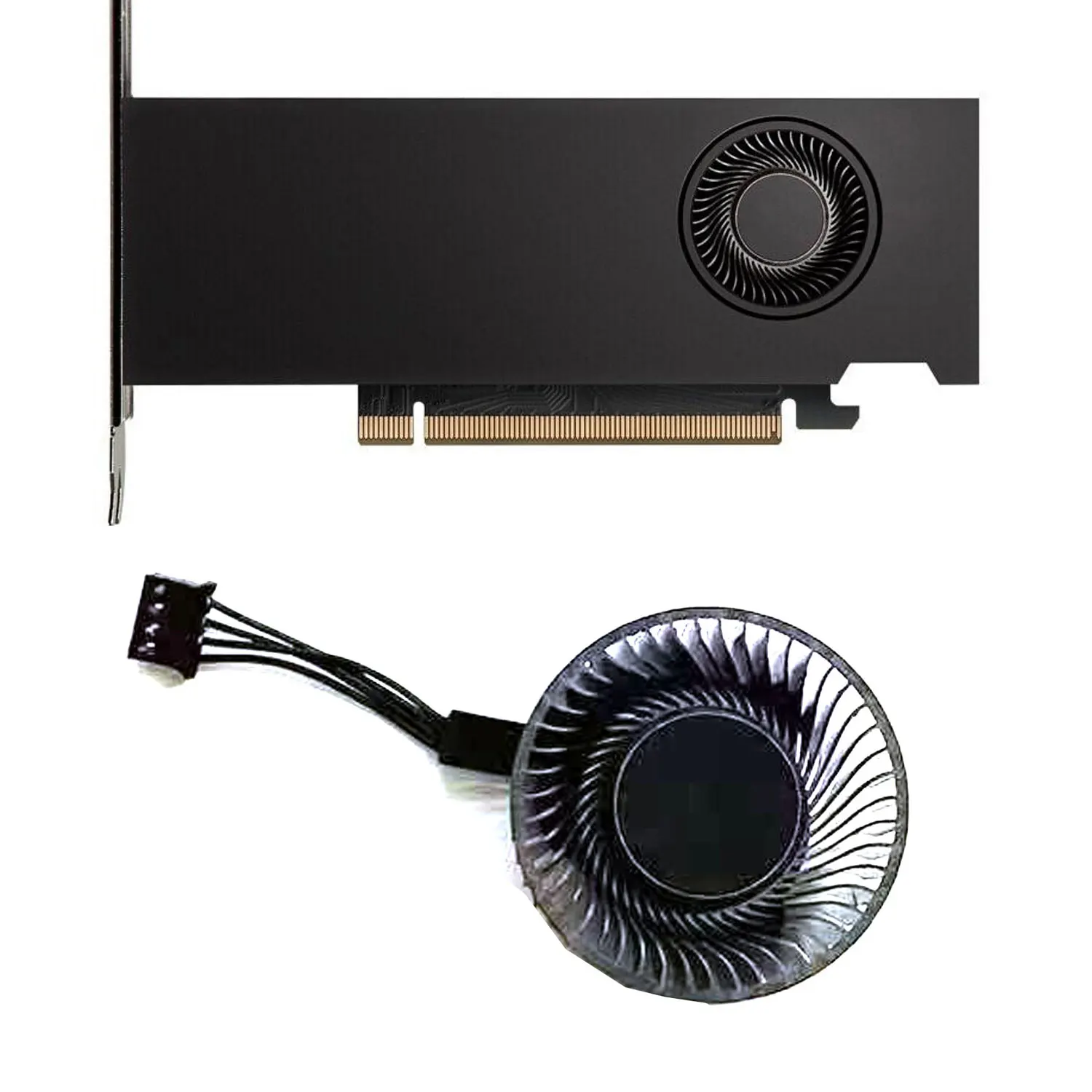

Original 37MM 4PIN BAPC0420B2UP001 DC 12V 0.6A for PNY NVIDIA Quadro RTX A2000 6GB 12GB graphic video card cooling fan