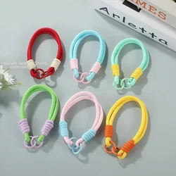 New Fashion Creative Mobile Phone Lanyard Wrist Strap Multi-purpose Convenient Wrist Rope Pure Manual Lanyard Keychain Wholesale