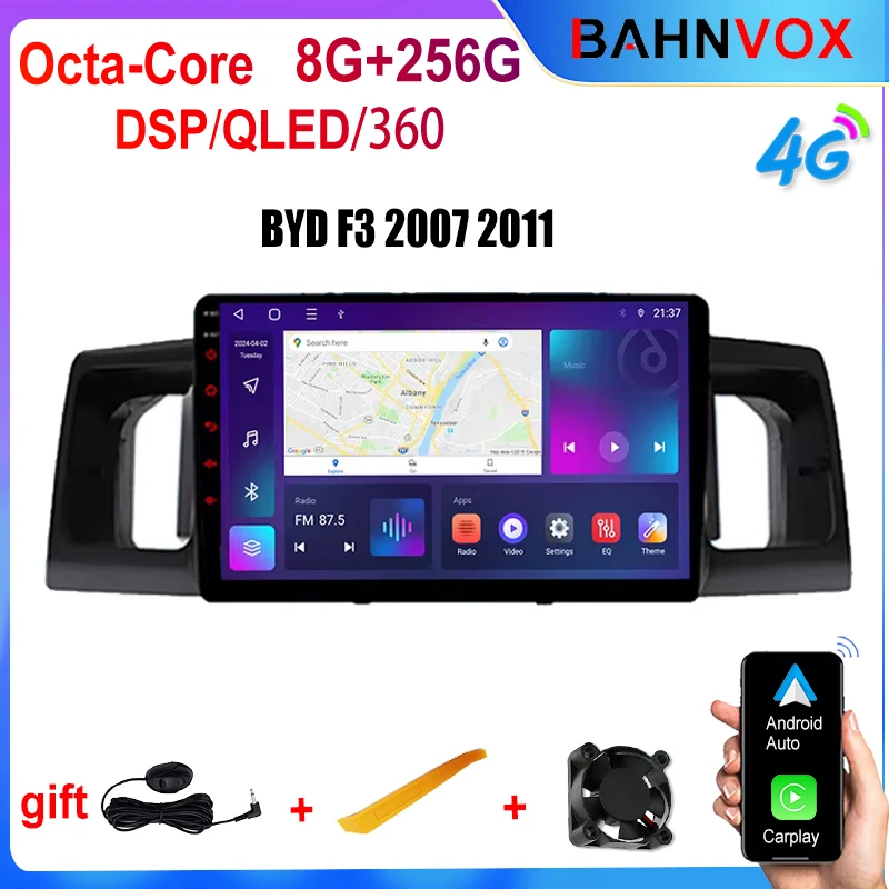 

9 inch Android for BYD F3 2007 2011 Car Radio GPS Navi Multimedia Video Player Stereo Carplay tape recorder head unit 2 din