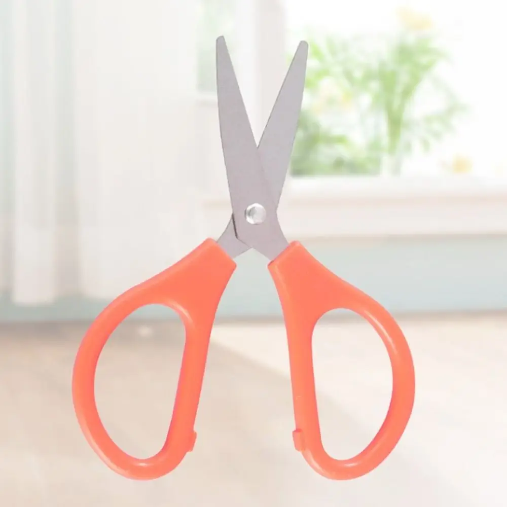 INS Portable Safe Mini Scissor Paper Work Handwork Mini Pocket Scissors Small Stainless Steel Paper Cutter Art Tool