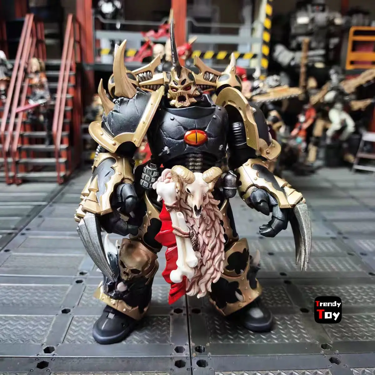 

【JOYTOY】Warhammer 40K Chaos Space Marines Black Legion Choosen 5 шт. 1/18 коллекция экшн-фигурок
