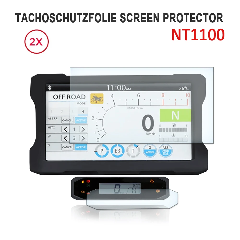 

New Motorcycle Accessories Speedometer Instrument Screen Protector Film Scratch Cluster For HONDA NT1100 NT 1100 2021 2022