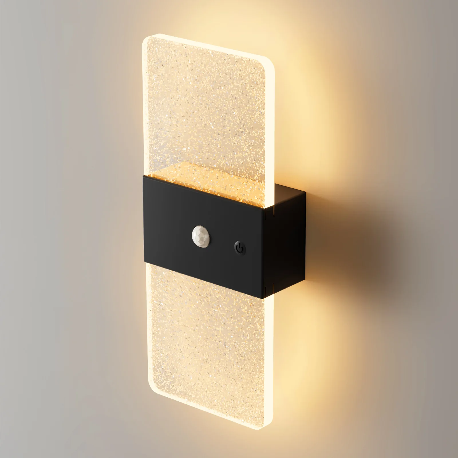 New Led Human Body Induction Bedside Wall Lamp Indoor Charging Model Wiring-free Bedroom Living Room Magnetic Wall Lamp