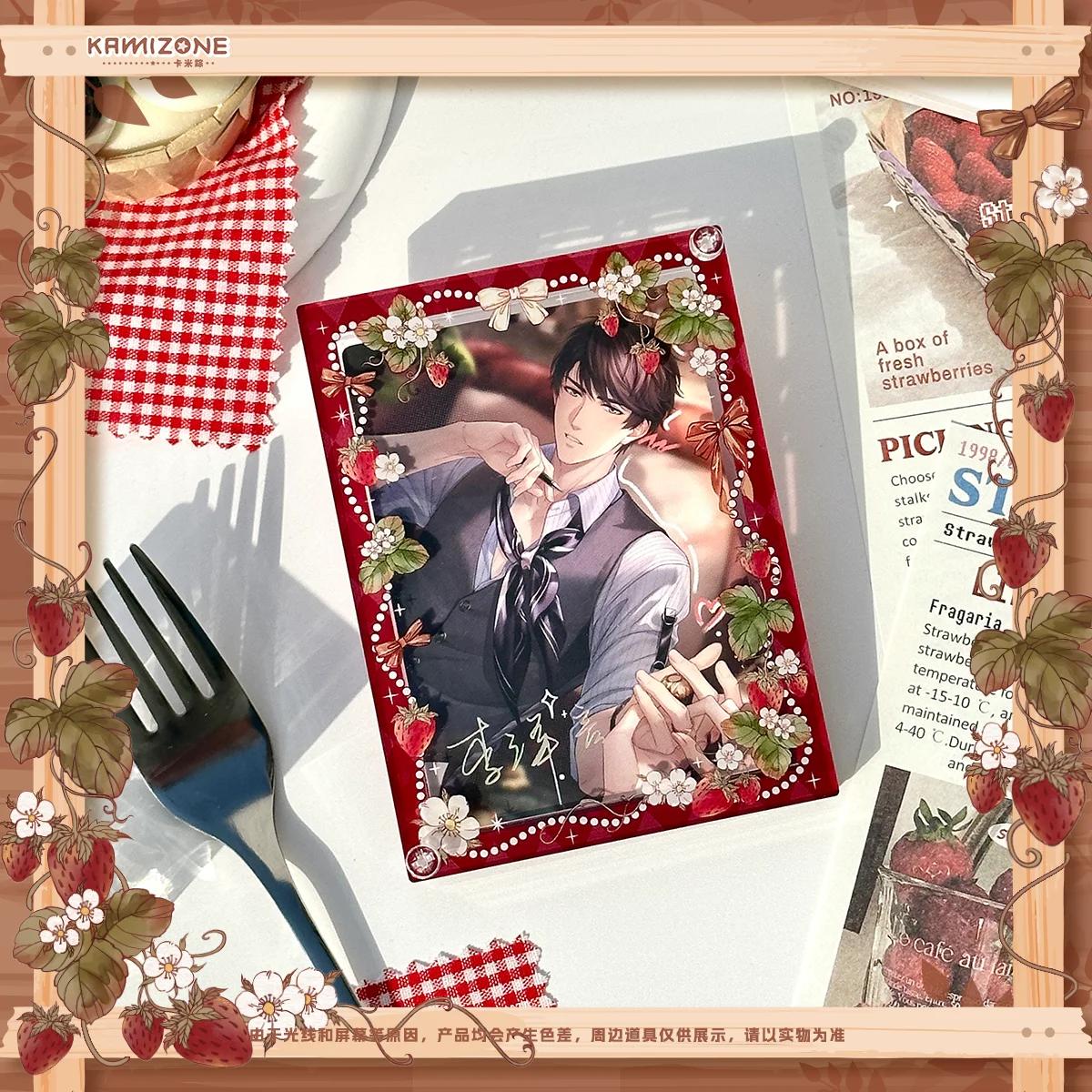 

Рамка для шейкера Kawaii Dopamine, милая акриловая подставка с бусинами для мини-игрушек, фотографий, аниме-фигурок, декора стола