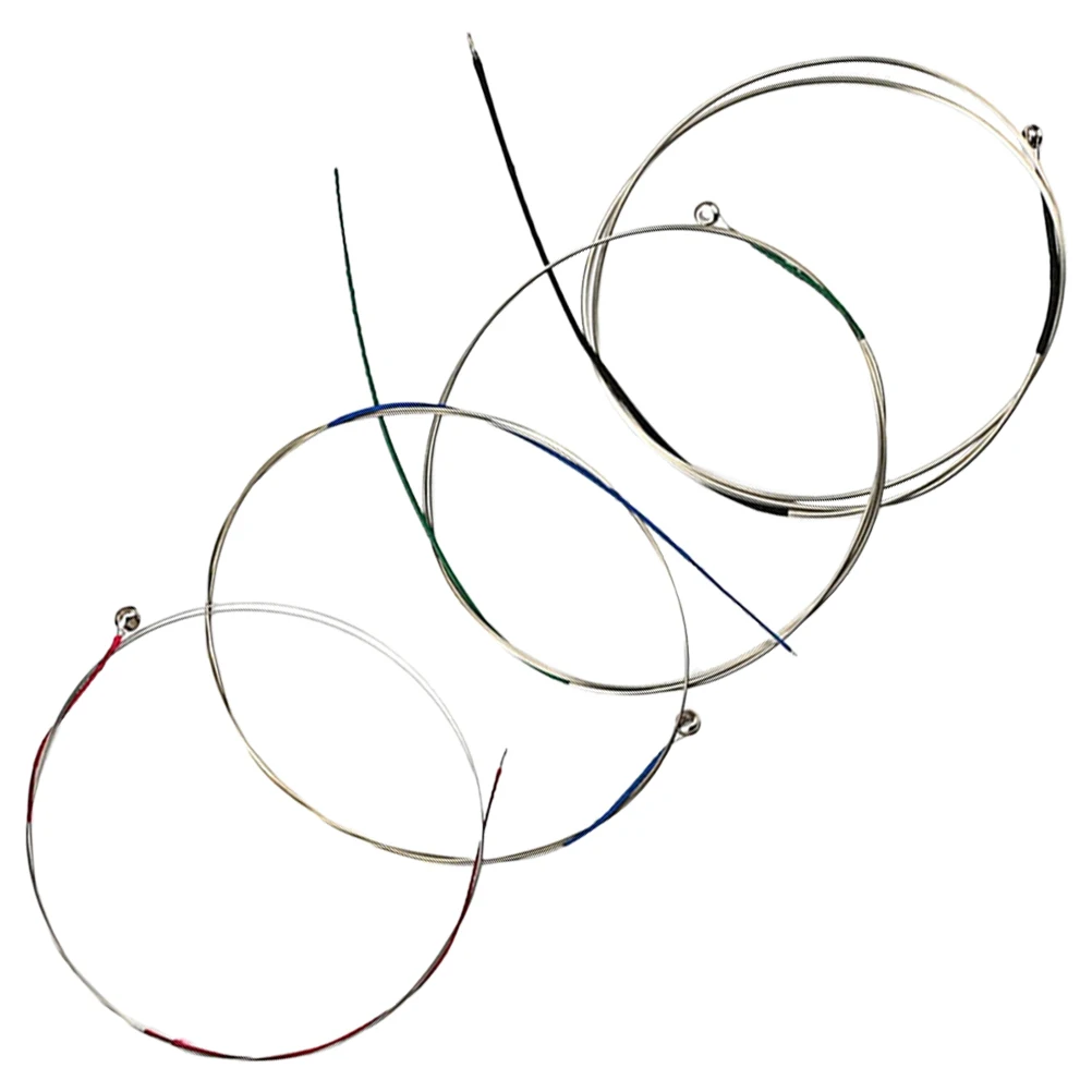 

Metal Viola Strings Stringed Instrument Accessories Replacement Parts Standard Tension Bright Tone Resonant Sound Durable Design