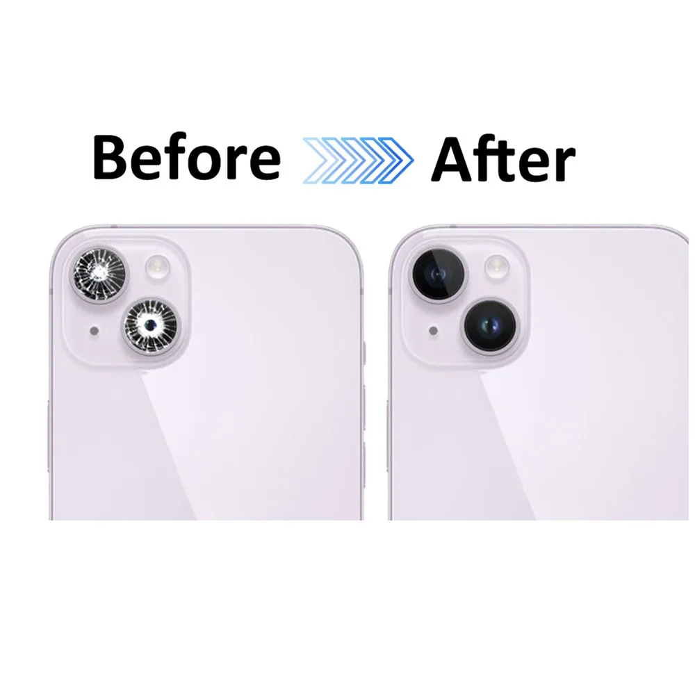 

Pop Back Camera Glass Lens Replacement For IPhone 14 15 Plus X XR XS 11 12 13 Mini Pro Max With 3M Sticker And Repair Tools