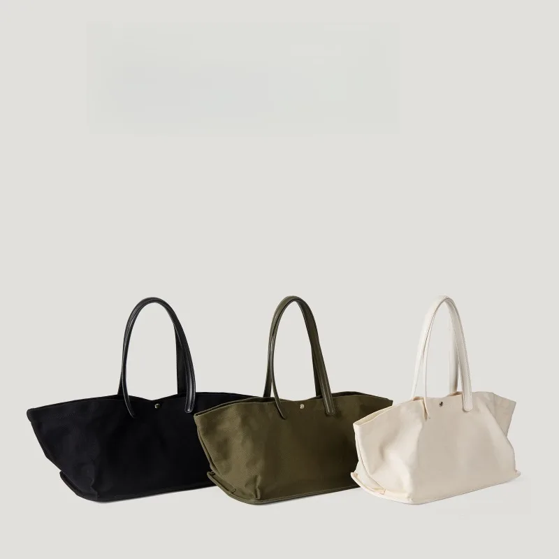 

Bolso de Hombro Portátil 2025 Wind, Bolso de Lona Simple e Informal para Estudiantes, Bolso Tote de Gran Capacidad para Mujer