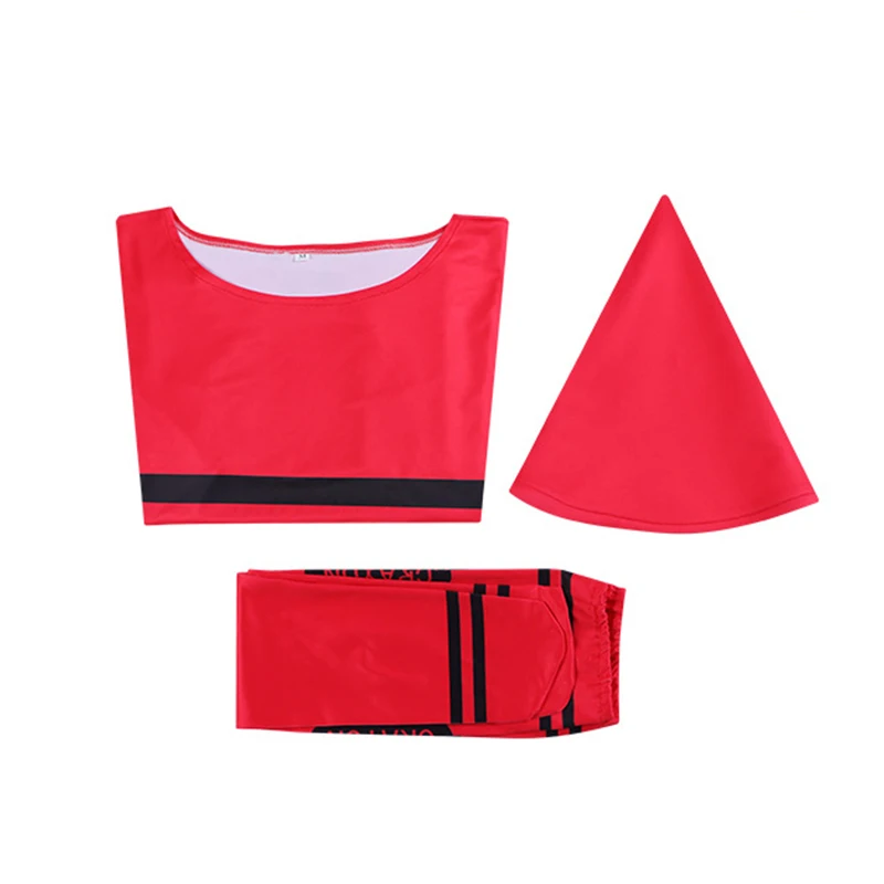 مجموعة جوارب وقبعة فستان للبالغين، تلوين أرجواني للهالوين، فستان فاخر للنساء، تلوين أحمر للبالغين #4