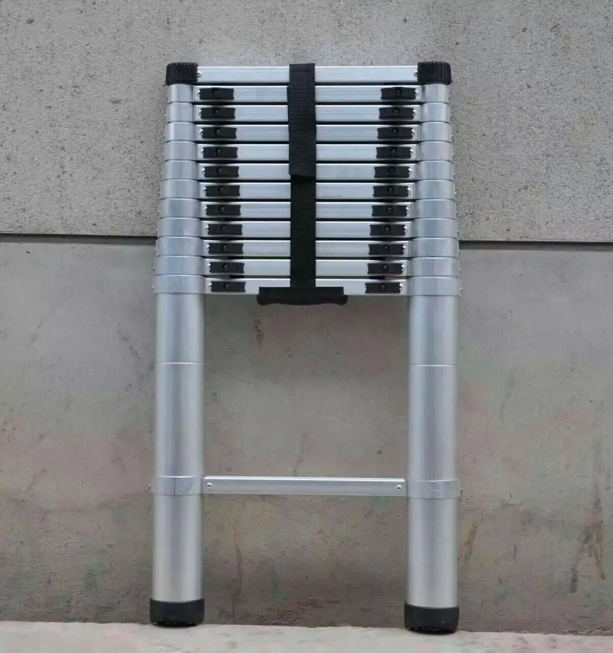 FN129A50 Modern Design Aluminum Folding Step Retractable Telescopic Ladder for Household Use Staircase Outdoor Wide Functions
