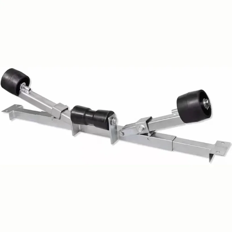 Trailer roller bracket, trailer bracket, tire bracket, set maintenance frame
