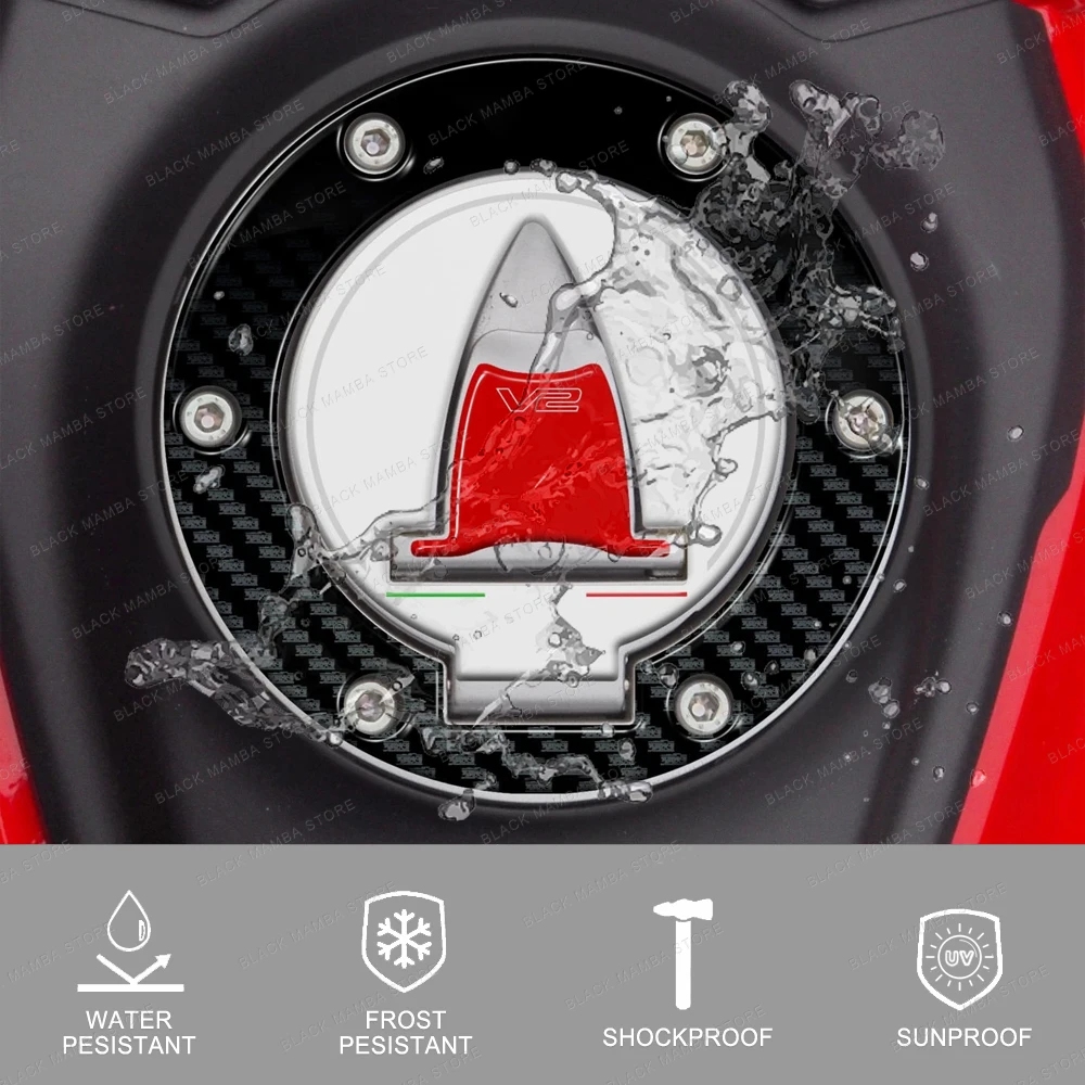 ملحقات الدراجة النارية Multistrada V2 V2s ثلاثية الأبعاد من راتنجات الايبوكسي ملصق حماية لـ Ducati Multistrada V2 V2s 2025