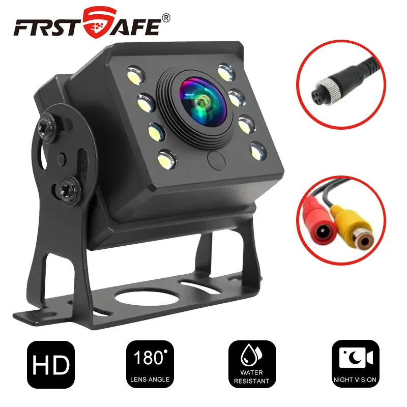 

CVBS AHD car reversing camera car 12-24V bus night vision waterproof reversing camera monitoring waterproof sunscreen