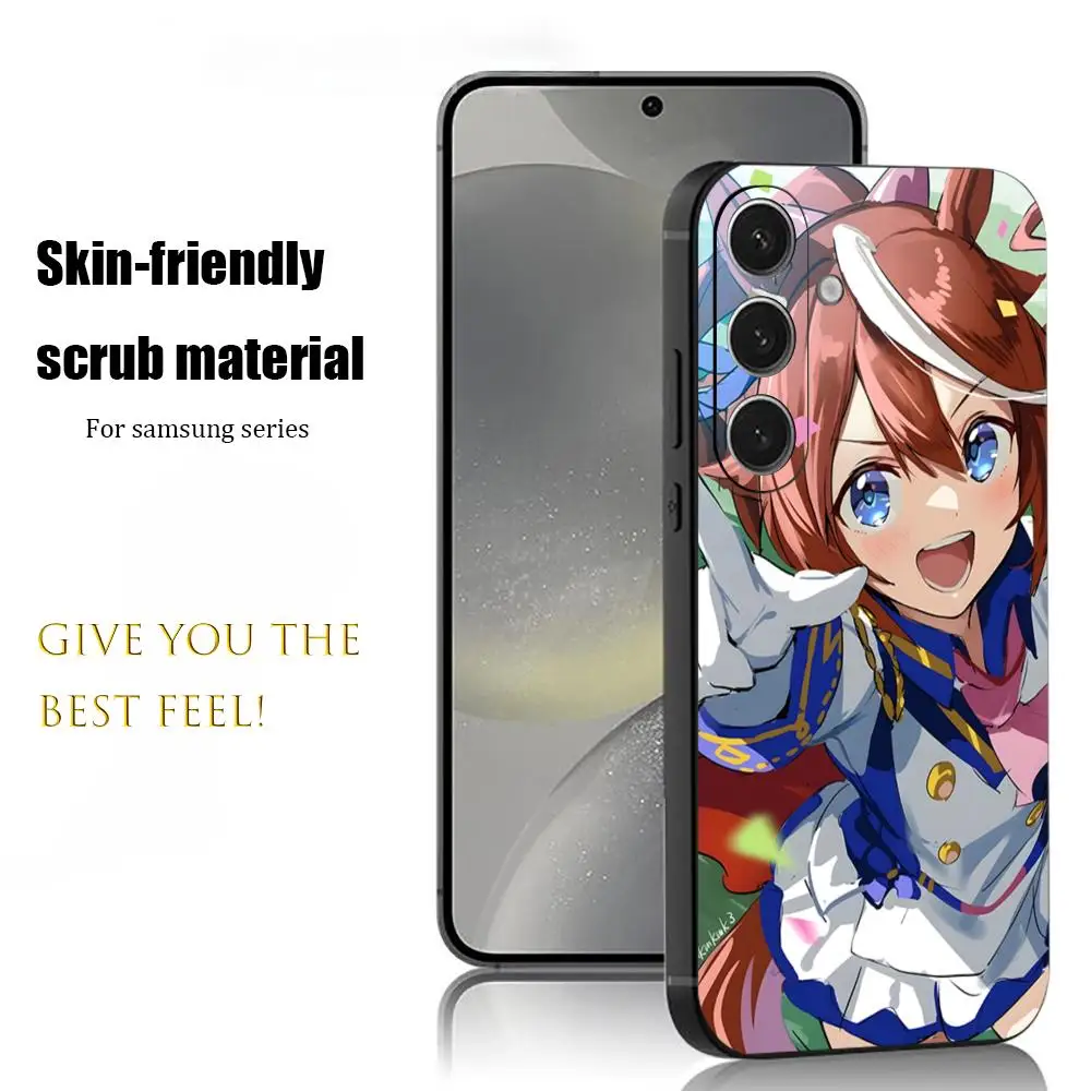 Anime Phone Popular Case For Samsung Musume Galaxy S26 S25 S24 S23 Cool S22 S21 Plus Uma Ultra Note20 Soft Black