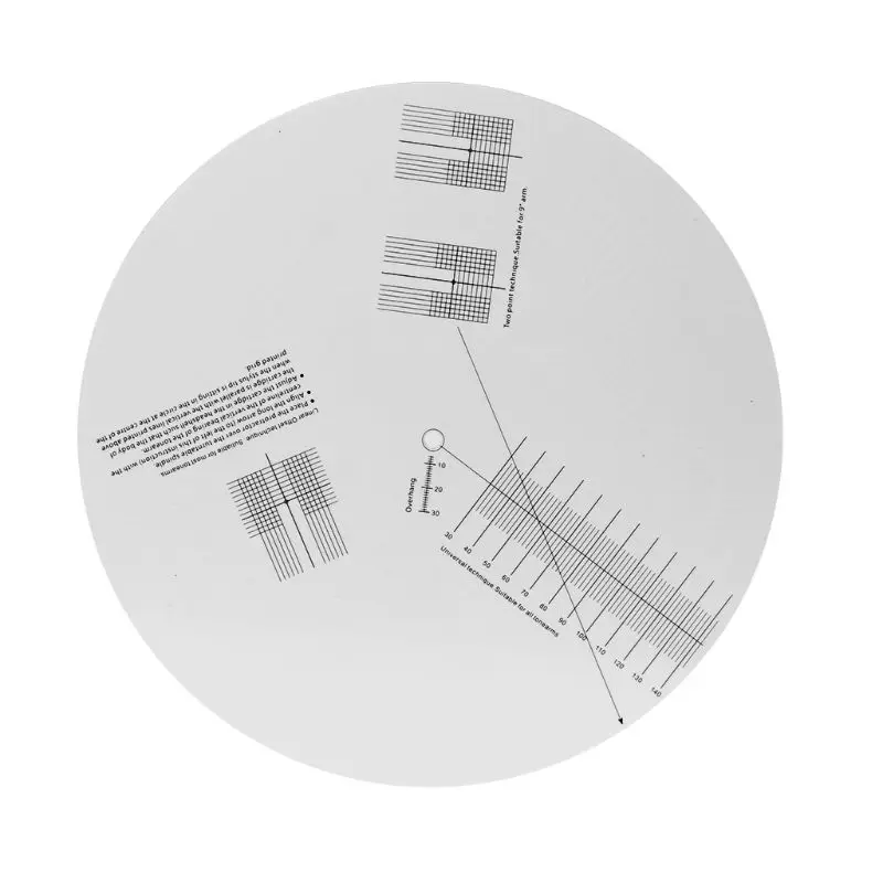 P82F LP Vinyl Record Turntable Phono Tachometer Calibration Strobe Disc Stroboscope Mat 33 45 78 RPM