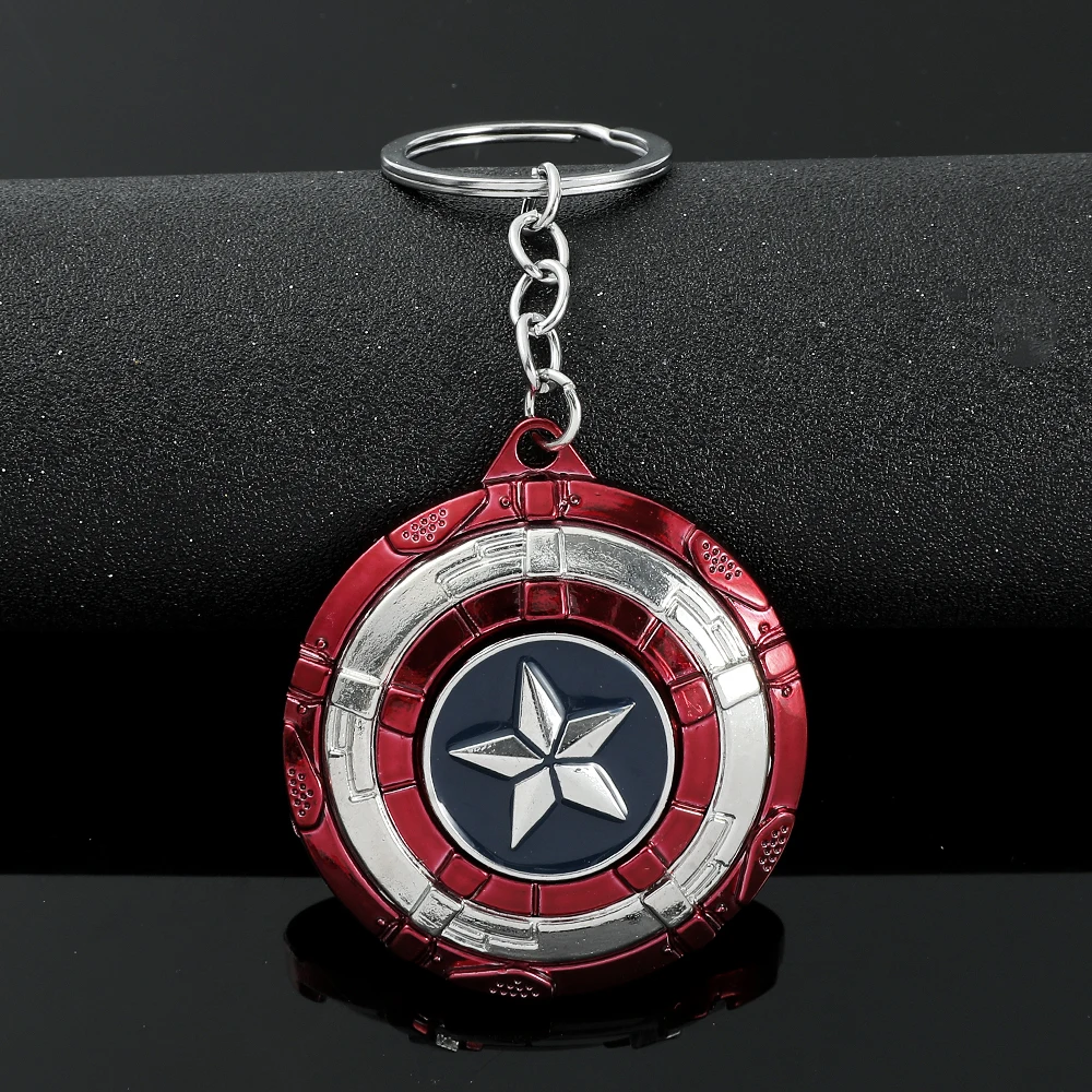 Men Accessories To Gift - Avengers Captain America Schild Schlüsselanhänger -