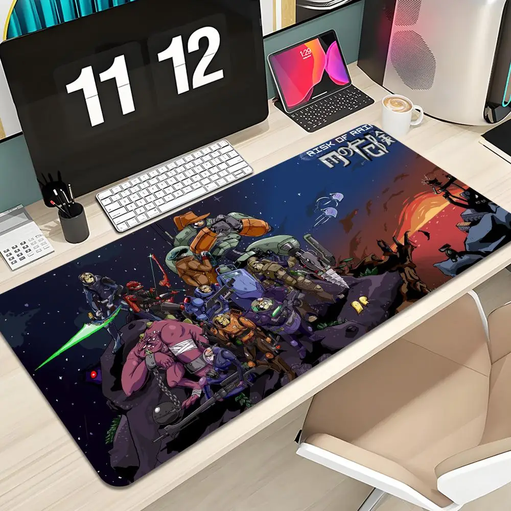

Risk of Rain 2 Mouse Pad Keyboard Mousepad large 1200X600 mm Desk Mat PC Gamer Office Carpet Home Table pad
