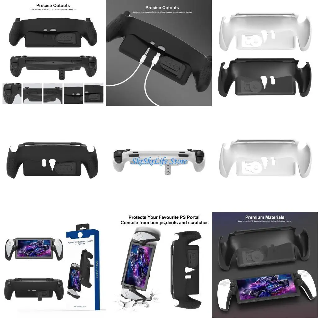 

E65E Protective Cover Skin with Support Bracket Shockproof TPU Case for P5