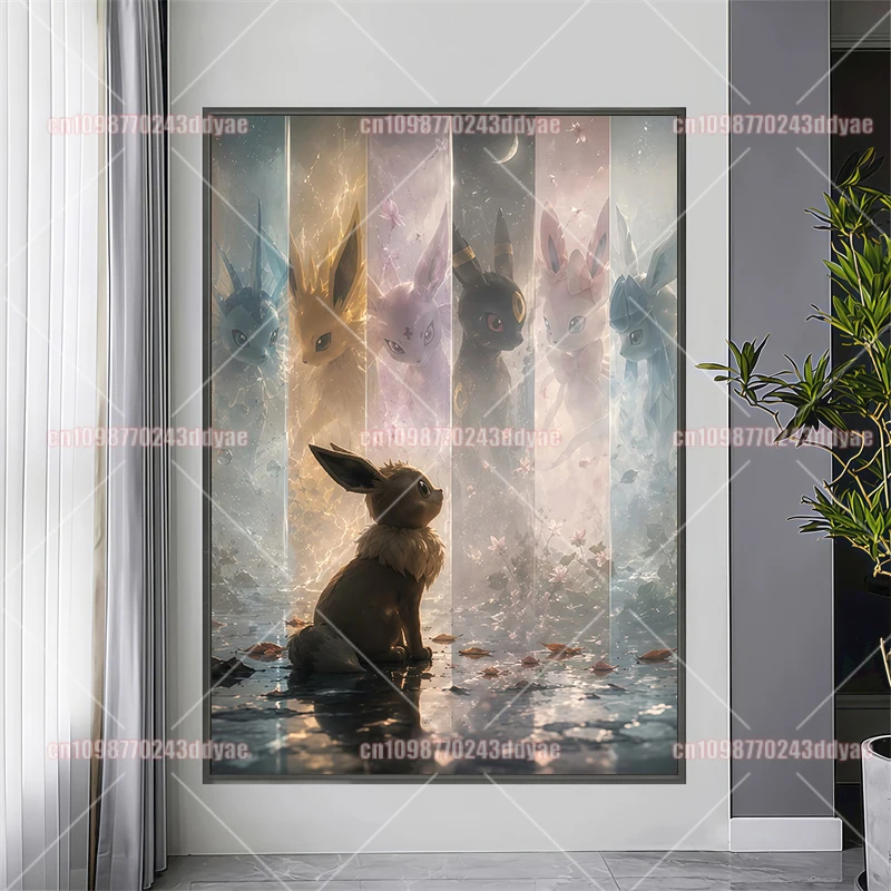 Pokemon Anime Canvas Painting Greninja Mew Zoroark Poster Print Mural Ultra HD Detail Picture Wall Art Home Decor Gift
