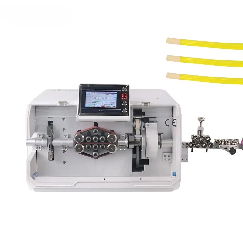 Premium Automatic Corrugated Pipe Cut Machine  EW-12G+ Wrap Tape Tube Cut Machine