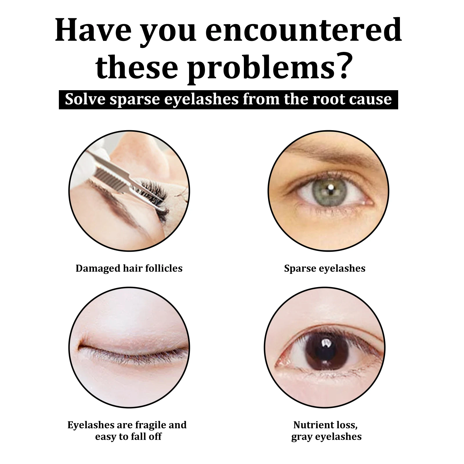EELHOE Ciglia Enhancer Siero Estensione Lash Sopracciglio Crescita Rapida Più Lungo Più Spessa Naturale Curling Lash Lifting Trucco