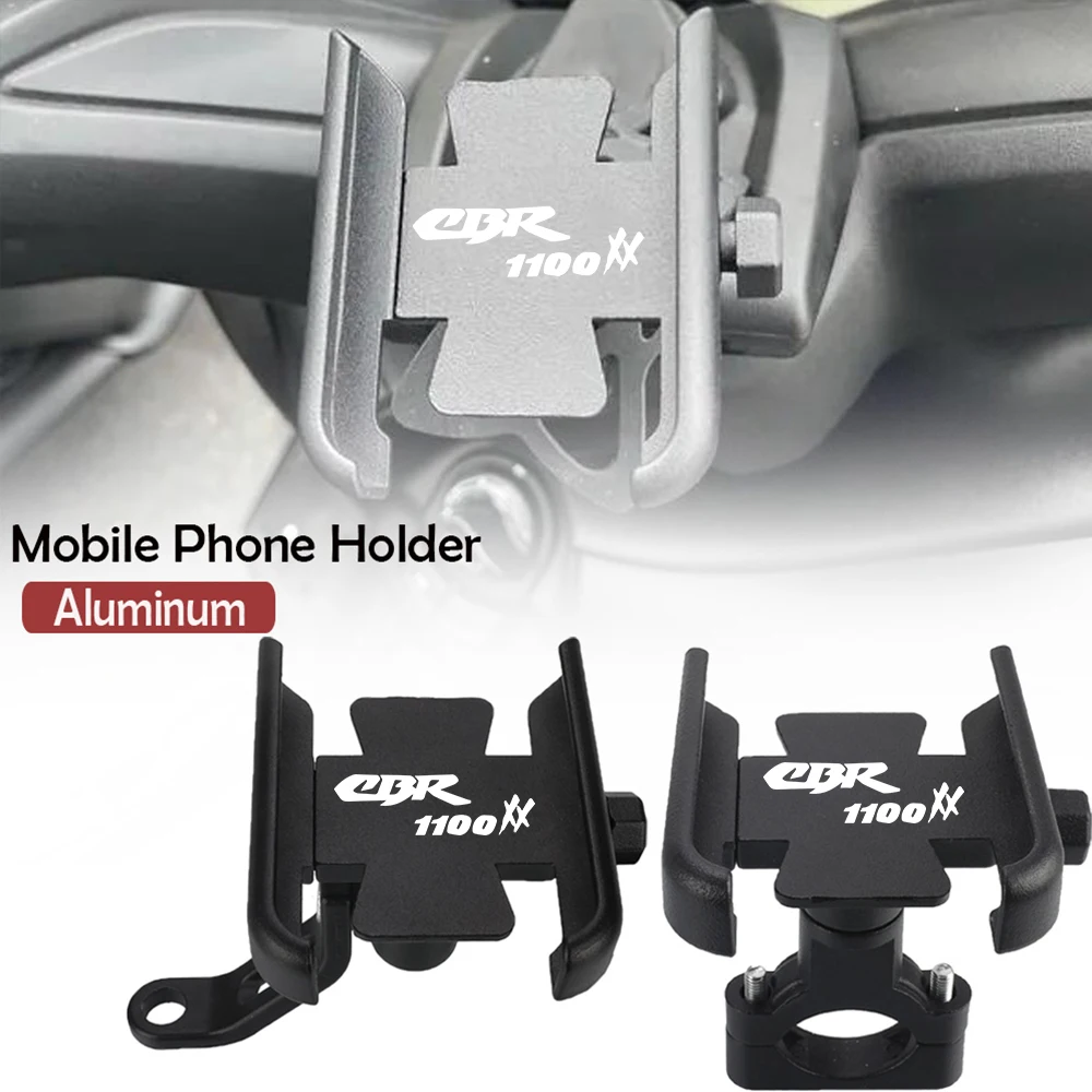 

CBR 1100 XX Motorcycle Mobile Phone Holder Gps Navigator Rearview Mirror Handlebar Bracket CNC For HONDA CBR1100XX CBR 1100XX