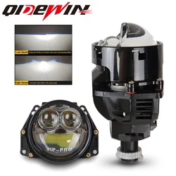 2PCS Laser 3.0 Inch Bi LED Hyperboloid Projector Lens H7 H4 9005 9006 Headlight Lenticular Optics For Hella 3R Car Accessories