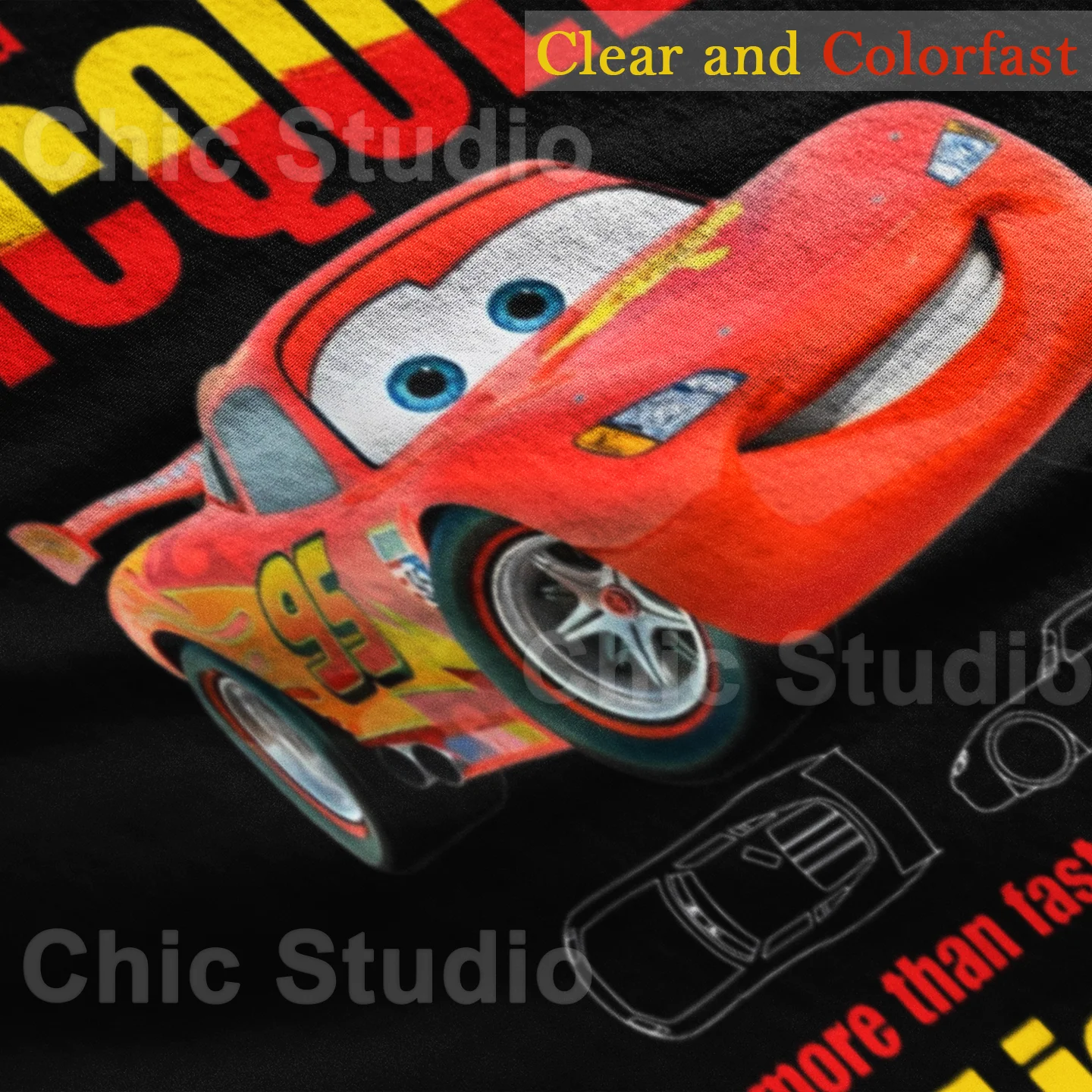 Romantyczna koszulka Lightning Mcqueen i Sally pasujące stroje dwustronny nadruk Sally Mcqueen tshirt koszulki na prezenty dla par