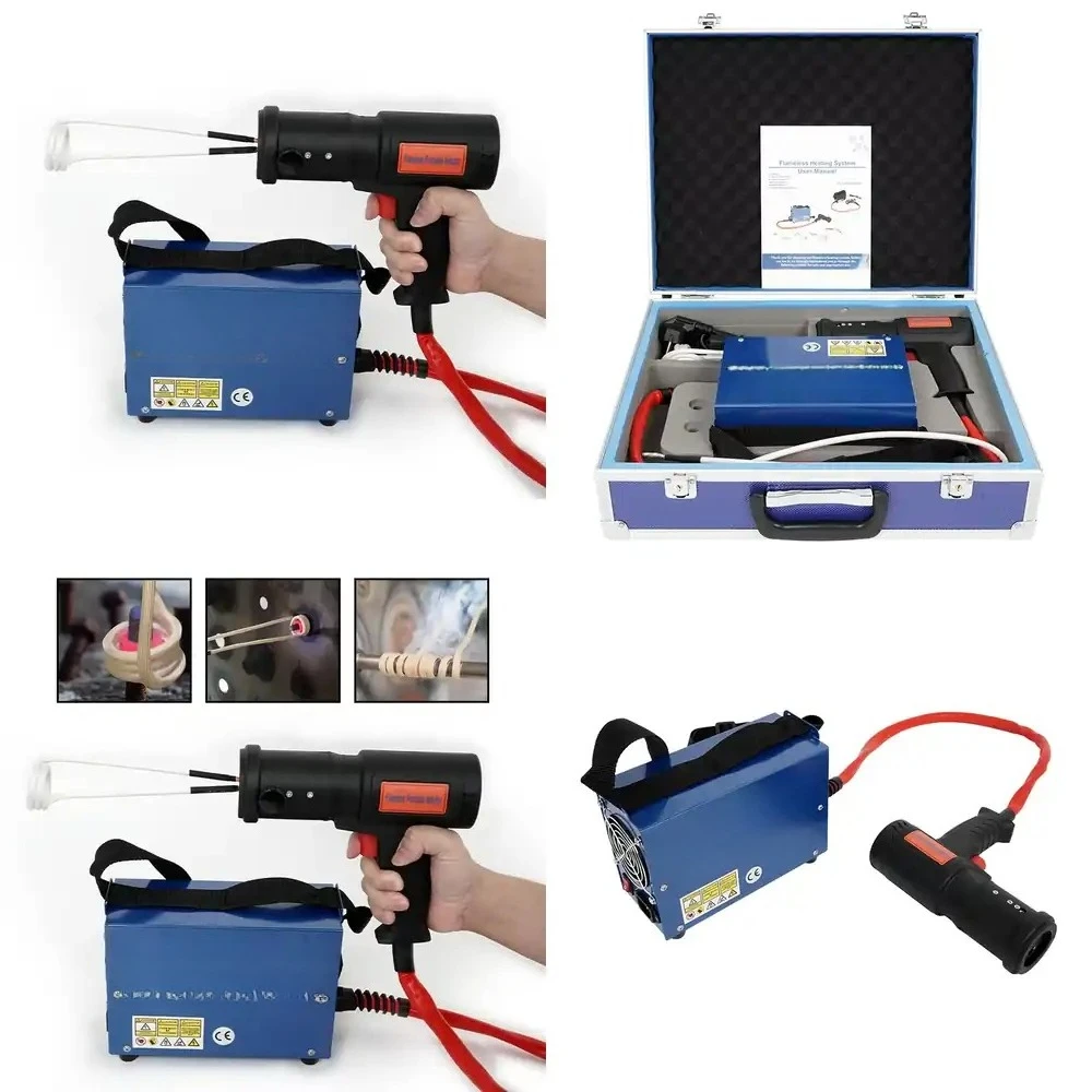 1500W Portable Handheld Induction Heater Kit 4-Coil Flameless Heating Coil Set for Car Disassembly with Factory Price