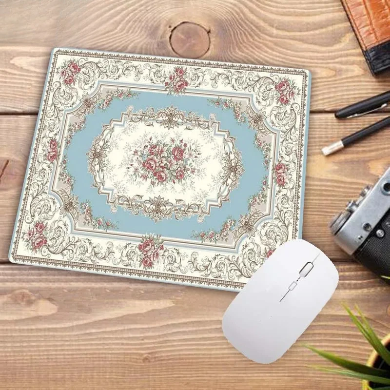 

Best-selling small size retro Persian style mouse pad Home office universal computer accessories Rubber non-slip washable