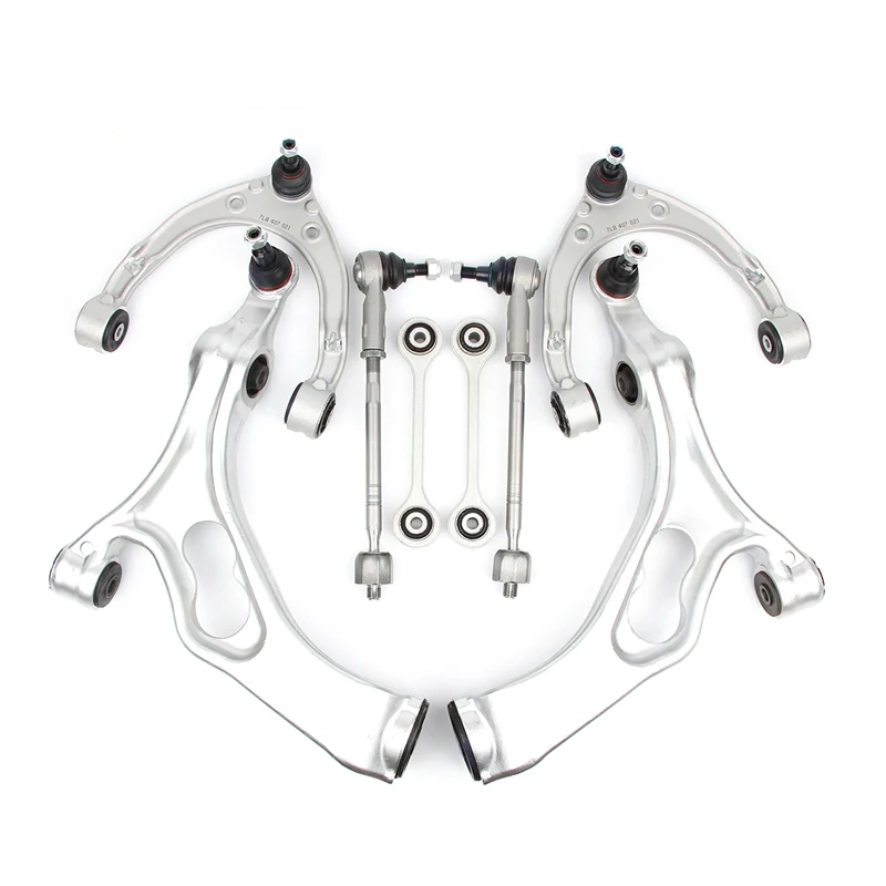 

Полный комплект передних рычагов подвески для Audi Q7, Volkswagen VW, запчасти для подвески автомобиля 7L8407021 7L0407151F 7L0411317 7L0422803D