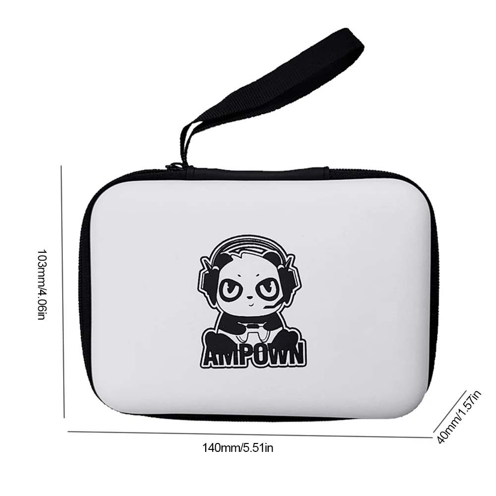 Estojo protetor EVA para console de jogos portátil, saco de armazenamento portátil, Anbernic RG35XX H RG556 rg35xxsp R36S, Miyoo Mini Plus