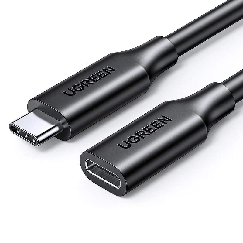 UGREEN USB 3.2 GEN2 Type C Extension Cable 10Gbps High-speed Data Transmission Type C Male to Female 100W Fast Charging Cable