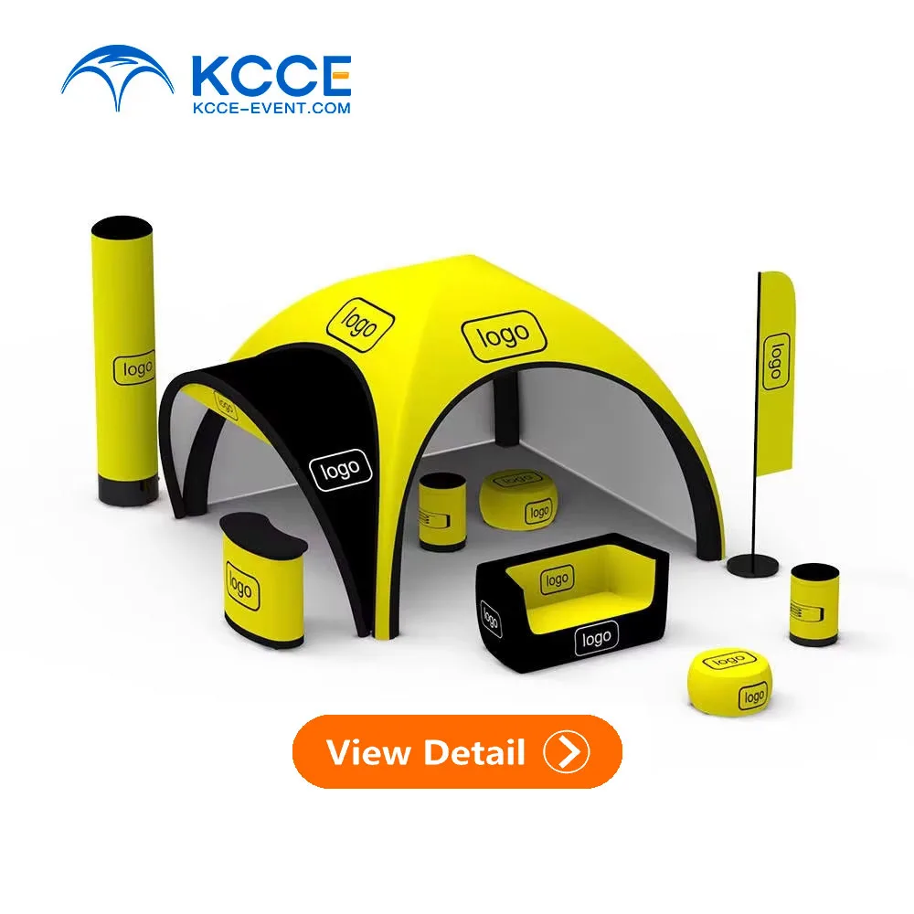 مخصص 4x4 10x10 معرض الأحداث الرياضية مقاوم للماء تفجير نفخ قبة سرادق الظل خيمة البلاستيكية في الهواء الطلق نفخ الخيام للمناسبات #1